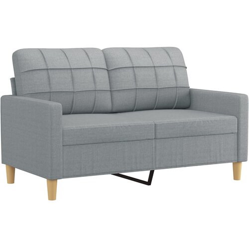 Maison Chic Dvosed kavč - Sofa - Kanape svetlo siv 120 cm blago, (21727216) Cene