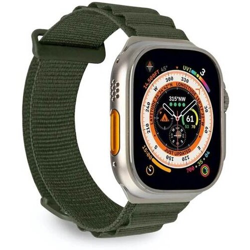Puro pašček Extreme 44 za Apple Watch 42/44/45/49, temno zel Cene