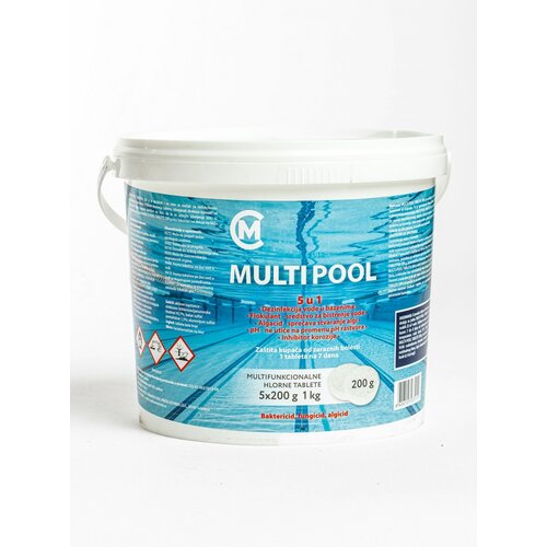 Multi Pool tablete za bazen 5 u 1, 200g, 1kg Cene