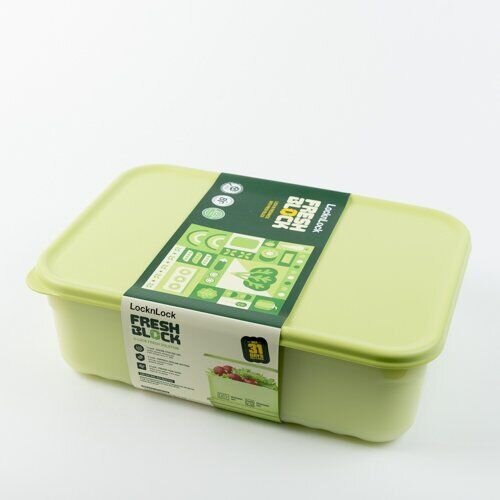 LocknLock Set posuda sa cediljkom Fresh Block 3.2l, 2 komada, Zeleni Slike
