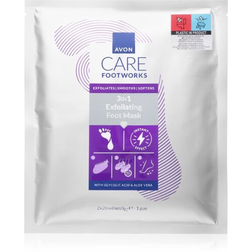 Avon Care Footworks maska za regeneraciju nogu i noktiju 3 u 1 2x20 ml Cijene