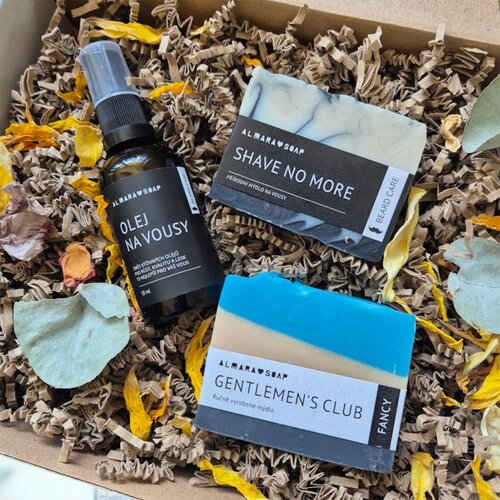 Almara Soap The Bearded Gentlemen poklon set za bradu i brkove za mu&amp;scaron;karce Slike