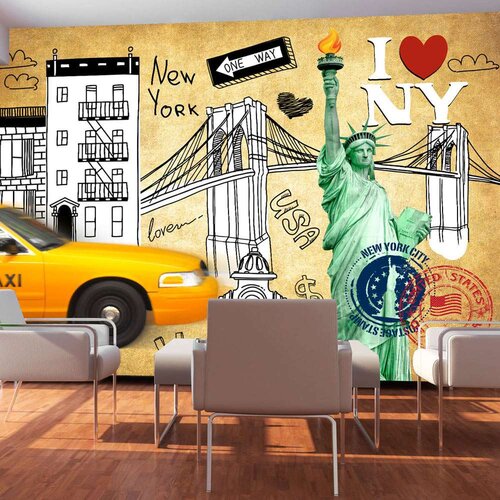  Tapeta - One way - New York 400x280 Cijene