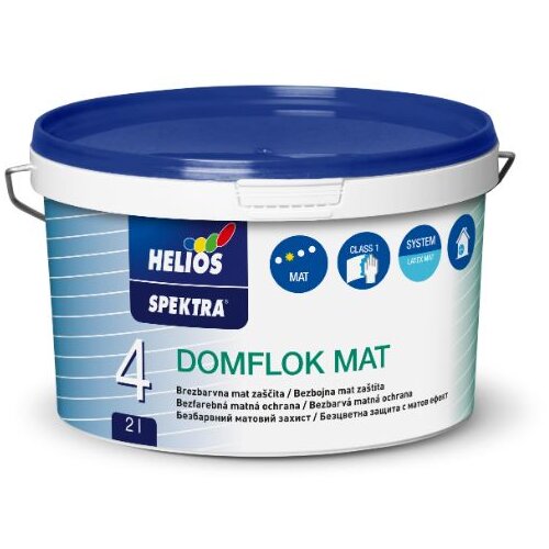 Helios Lak Spektra Domflok Mat (1 l, brezbarven, mat) Cene