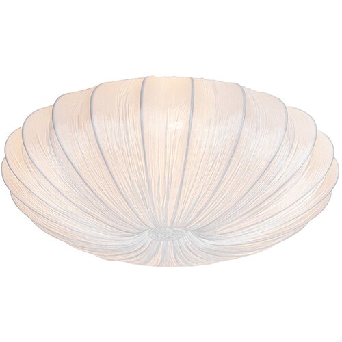 QAZQA Design stropna svetilka bela svila 60 cm 5 luči - Plu Cene
