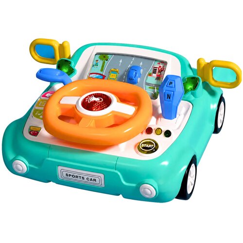  Interactive Panel Driving Simulator Car Lights Sounds Blue Slike
