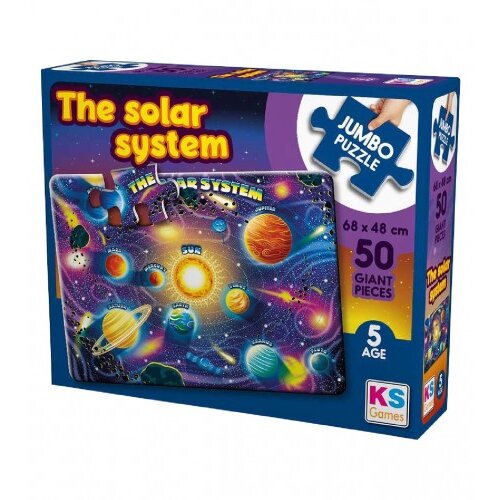 KS Games Igračka puzzle jumbo Solarni sistem JP31014 68x48cm 50 dijelova Slike