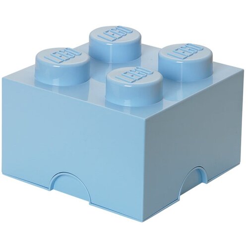 Lego Svetlo modra kavdratna &amp;scaron;katla za shranjevanje LEGO&amp;reg; Slike