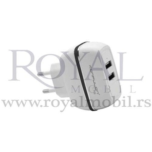 Konfulon kućni punjač  C23 + S31A 2xUSB 5V/2.4A micro beli sa crnim Cene