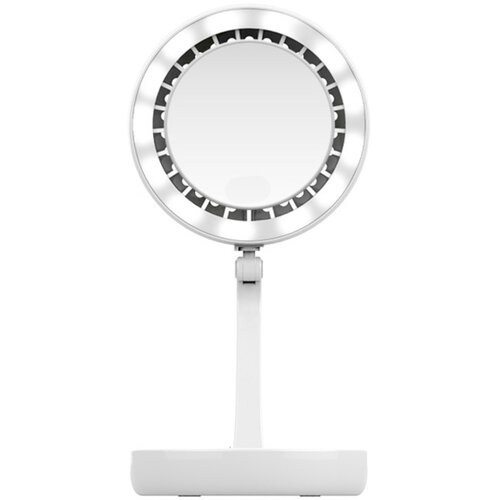 INF Zložljivo LED ličilno ogledalo z ventilatorjem &ndash; prenosno ogledalo, (5000322799) Cene