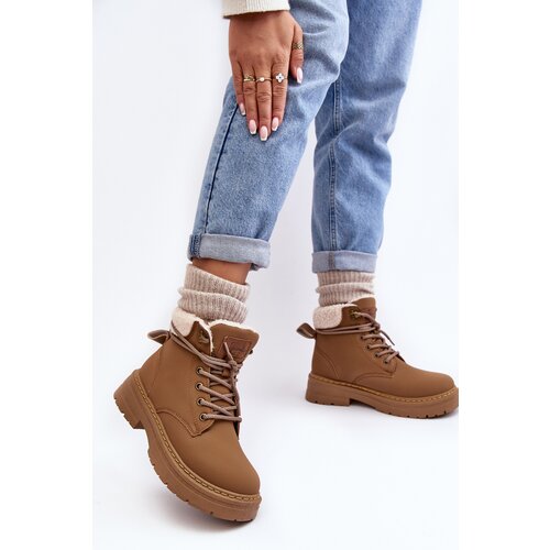 Boto Women's Leather Trappers with Fur Brown Lynnvia Cene