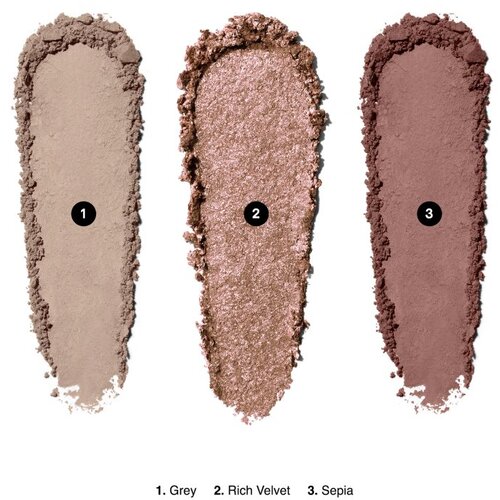 Bobbi Brown Essential Eye Shadow Trios paleta senčil za oči za popoln videz odtenek Smokey Plum 4,4 g Slike