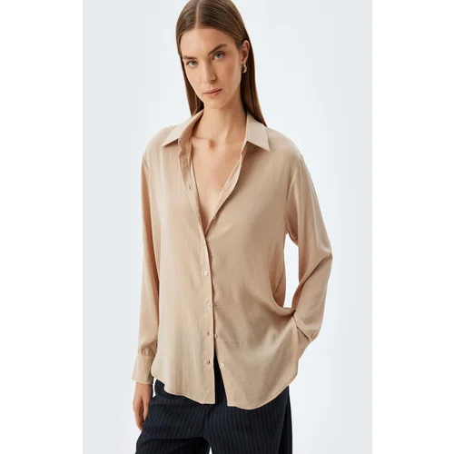 Koton Beige Women's Shirt