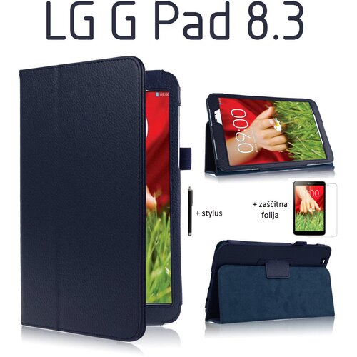  Ovitek / etui / zaščita za LG G Pad 8.3 modri (+ zaščitna folija in pisalo) Cene