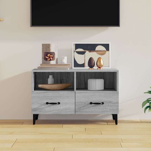 TV ormarić boja hrasta sonome 80 x 36 x 50 cm konstruirano drvo Slike