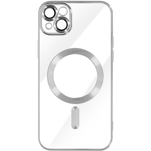 AVIZAR MagSafe ovitek za iPhone 13 Silikonska zašcita kamere Outline Chrome srebrna, (20575138) Cene