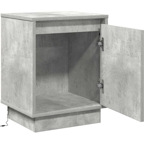  Noćni ormar Betonski sivi 39 x 34,5 x 50 cm Konstruirano drvo Slike