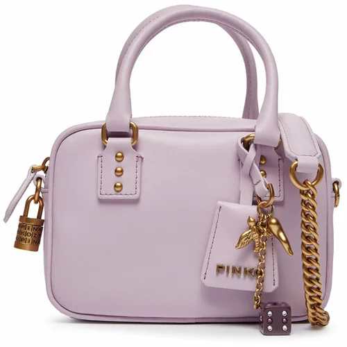Pinko Ročna torba Bowling Bag Mini . PE 24 PLTT 102791 A0F1 Vijolična