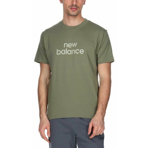 New Balance muška majica Linear Logo Relaxed Tee Cene