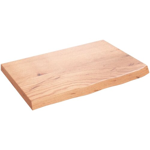 vidaXL Mizna plošča svetlo rjava 60x40x4 cm obdelana trdna hrastovina, (20818473) Cene
