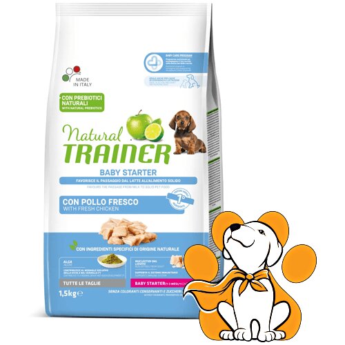 Natural trainer Baby Starter za mladiče do 3.meseca 1,5 kg Slike