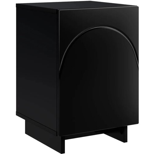 Noćni ormar Crna 33 5 x 34 5 x 50 cm Konstruirano drvo - Crna 1 Slike