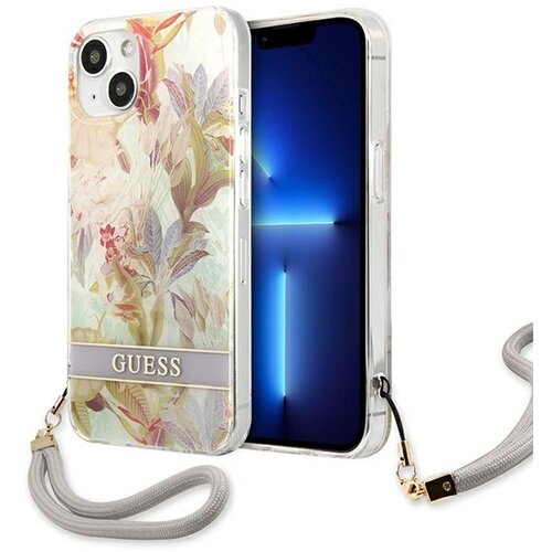 Guess HARDCASE ZA IPHONE 13 MINI 5.4 VIJOLIČEN S PA&Scaron;KOM V ROŽICAH, (21971991) Cene