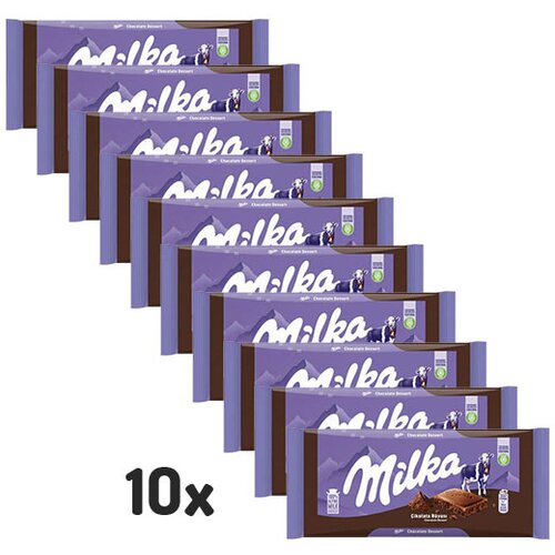 Milka čokolada Au Chocolat desert 100g, 10 komada Cene