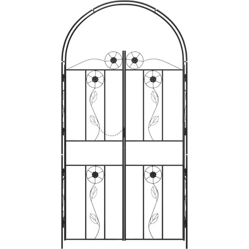  Vrtni Luk Jednobojno Crna 115 x 37 x 226 cm Slike