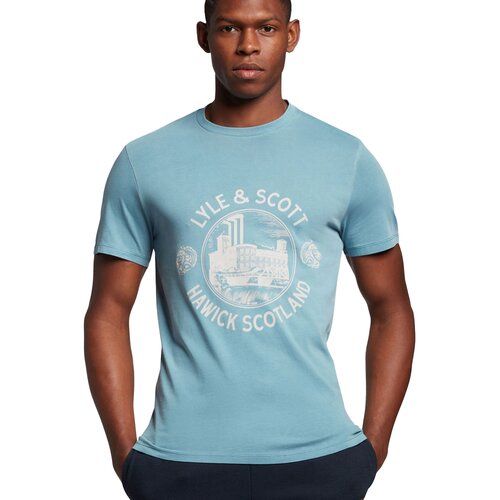 Lyle & Scott muška majica Hawick Print T-Shirt LSTS1806V W825 Slike