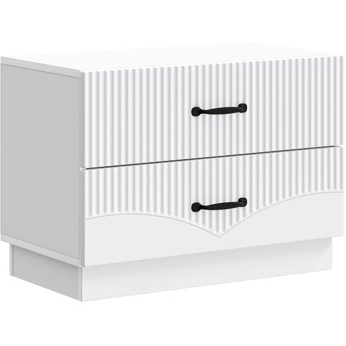 vidaXL Noćni ormar Bijela 62 x 34 5 x 44 5 cm Konstruirano drvo - Bijela Cene