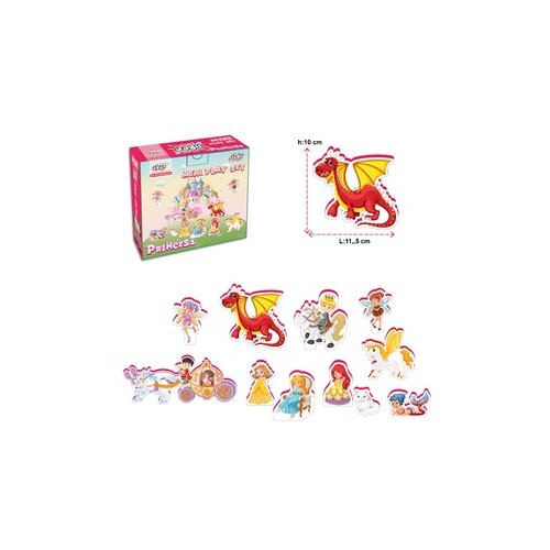  Jagu figure od sunđera Mini princess 18 kom Slike