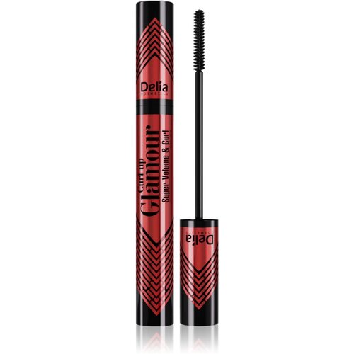 Delia Cosmetics Glamour maskara za produljenje, uvijanje i volumen nijansa Black 11 ml Cijene