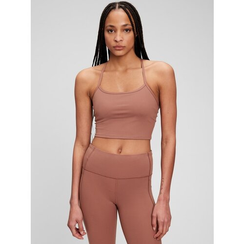 GAP Fit Majica brez rokavov Rjava Cene