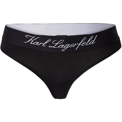 Karl Lagerfeld Tangice črna / bela Slike