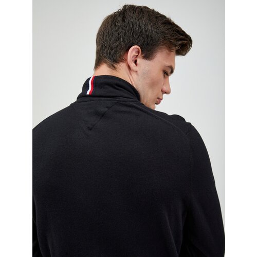 Tommy Hilfiger PIMA ORG CTN CASHMERE ROLL NECK Crna Slike