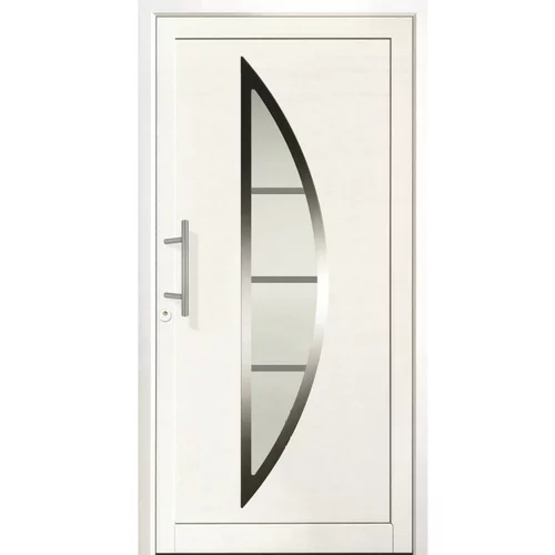RORO PVC ulazna vrata Hera (110 x 210 cm, DIN desno, Bijele boje)