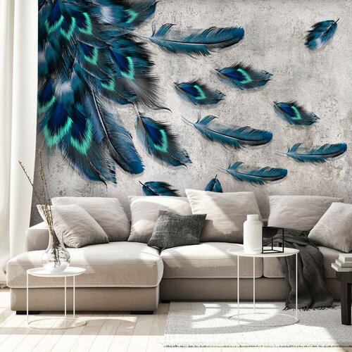  Samoljepljiva foto tapeta - Blown Feathers 392x280 Cijene