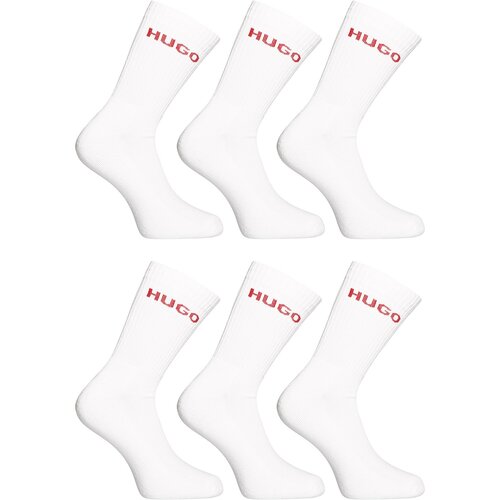 Hugo Boss 6PACK socks high white Cene