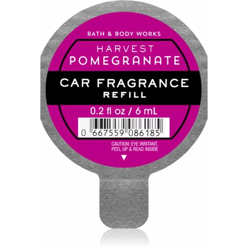 Bath & Body Works Harvest Pomegranate miris za auto zamjensko punjenje 6 ml