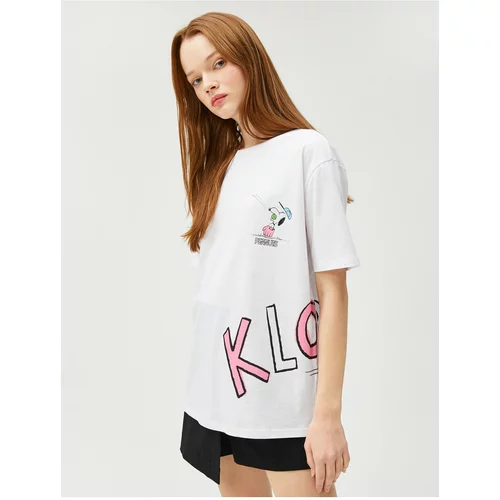 Koton Snoopy T-Shirt Short Sleeve Crew Neck Cotton