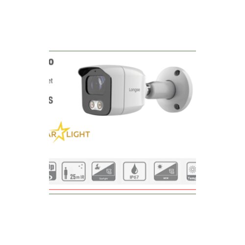 IP Kamera Bullet 2MP 3.6mm 25m IR POE Starlight Cijene