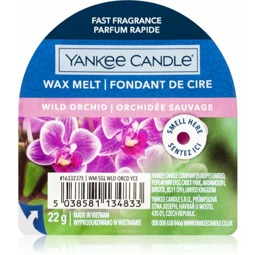 Yankee Candle Wild Orchid vosek za aroma lučko 22 g