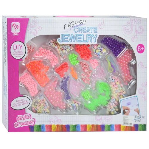 Magic Toys DIY Fashion Create: Set perli za pletenje kose i izradu nakita s više od 200 perli u boji Cene