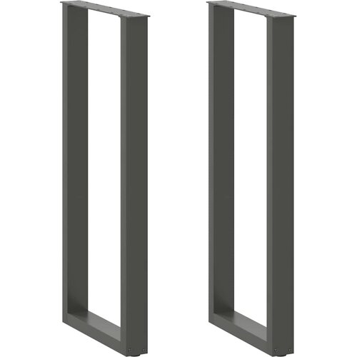 vidaXL noge za barski stol u-oblika 2 kom antracit 50 x (110-111) cm čelik Cijene