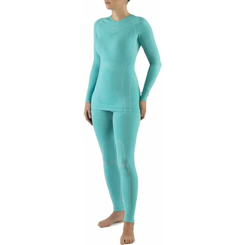 Viking Gaja Bamboo Lady Set Base Layer Blue Turquise XL Termo donje rublje