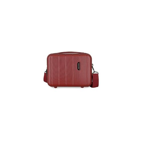 Movom WOOD ABS Beauty case crvena Slike