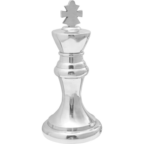 vidaXL Šahovske figure 2 kosi Srebrni Aluminij, (22048757) Cene