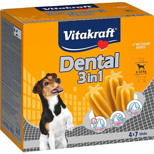 Vitacraft vitakraft dental sticks s 4x120g Cene