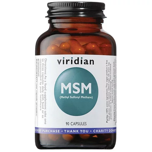 Viridian Nutrition MSM, Methyl Sulfonyl Methane Viridian (90 kapsul)